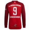 Officiële Voetbalshirt FC Bayern München Robert Lewandowski 9 Thuis 2021-22 Lange Mouw - Heren